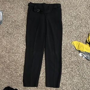 Black slacks w/ belt for woman